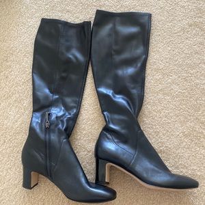 Donald J. Pliner heeled over the knee boots